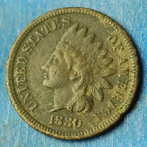🌟1880 Indian Head Cent Penny 1c Lot w1151🌟WOW OLD!!! - Picture 1 of 2